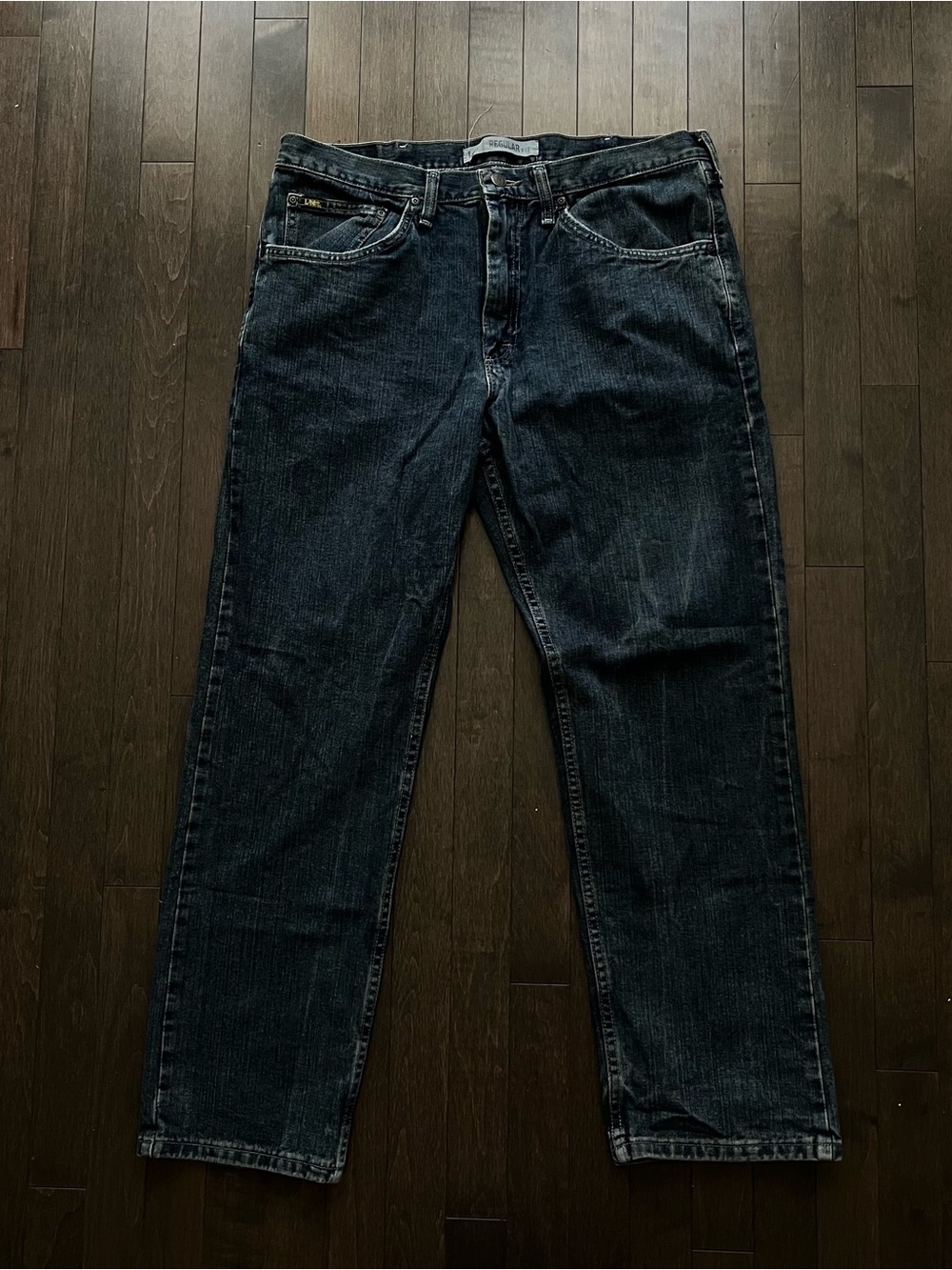 Vintage Y2K Lee Baggy Jeans
 - Dark Blue Black Wash